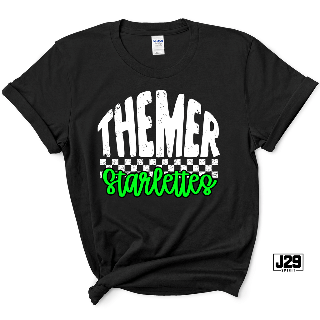 Themer Starlettes Checkered Spirit Tee