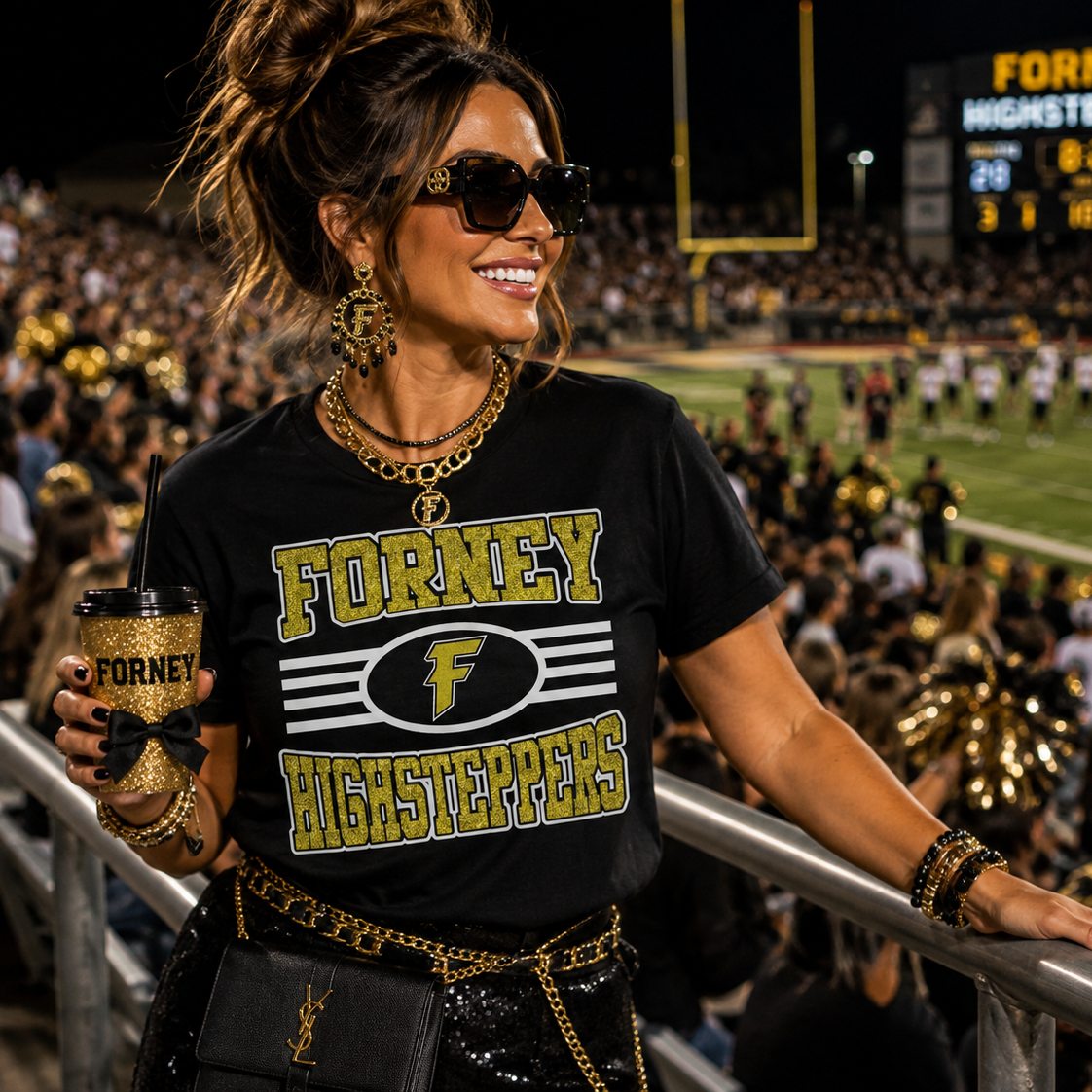 Glitter Forney Highstepper Collegiate TShirt