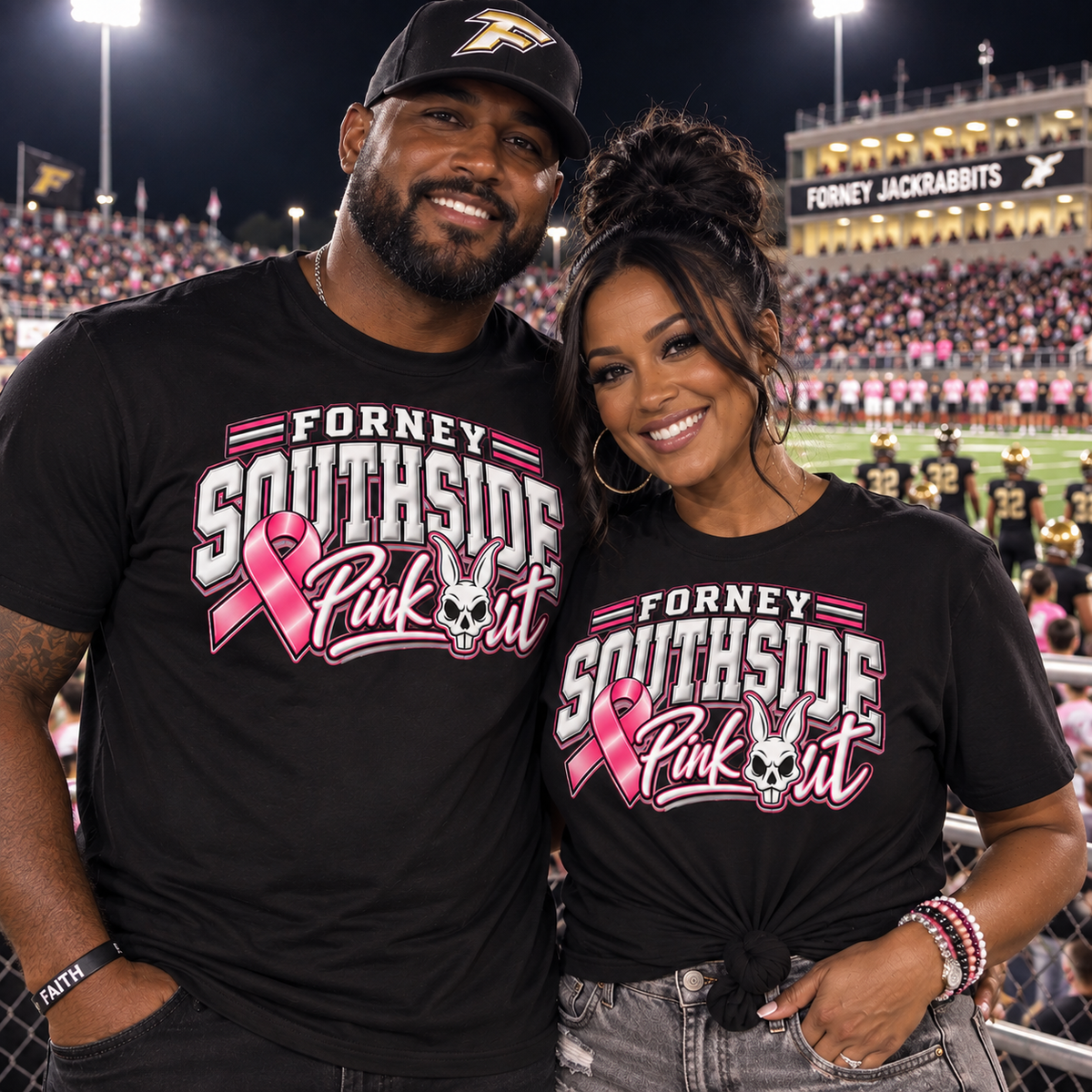 Forney Jackrabbits PINKOUT Shirt