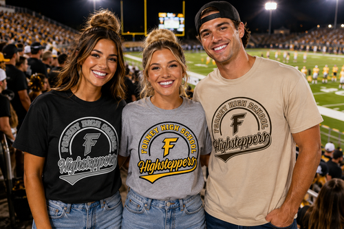 Forney Highsteppers Varsity Crest Spirit Tee