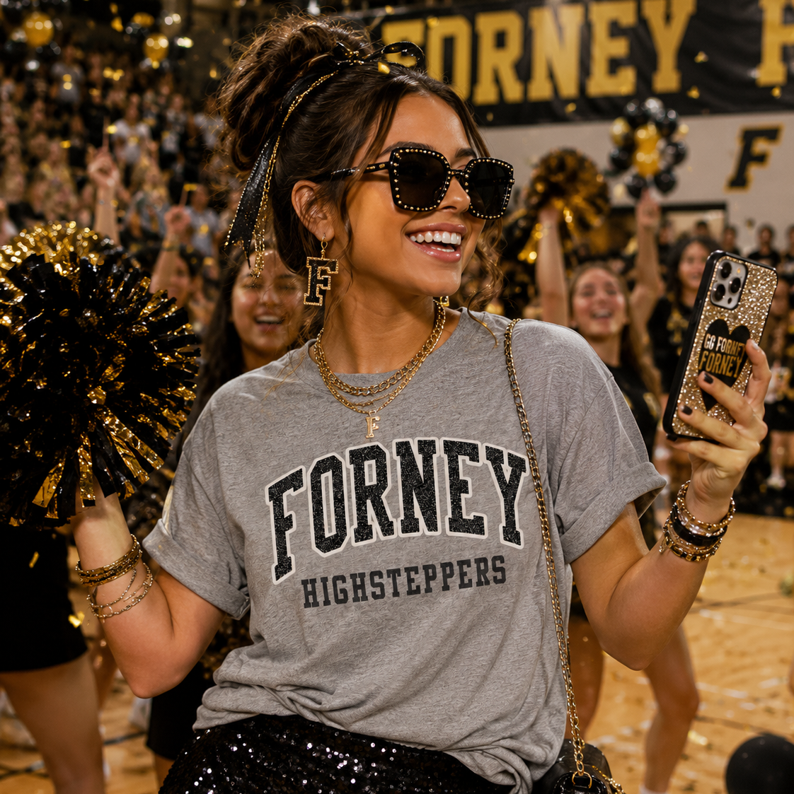 Glitter Forney Highstepper Spirit Tee