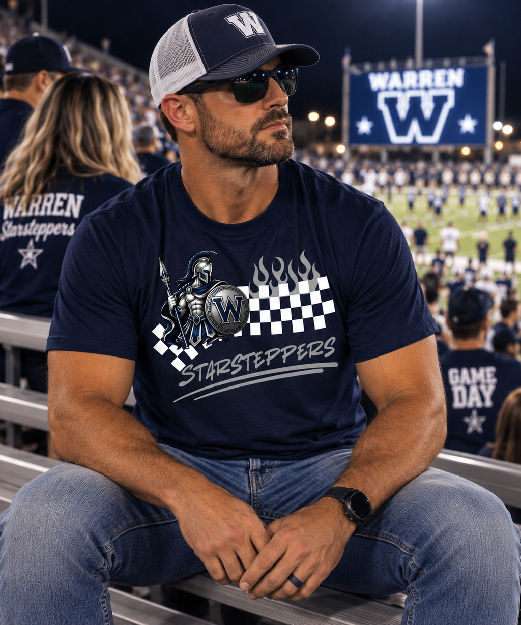 Warren Starsteppers Warrior Checkered Spirit Tee