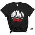 Brown Bears Checkered Spirit Tee