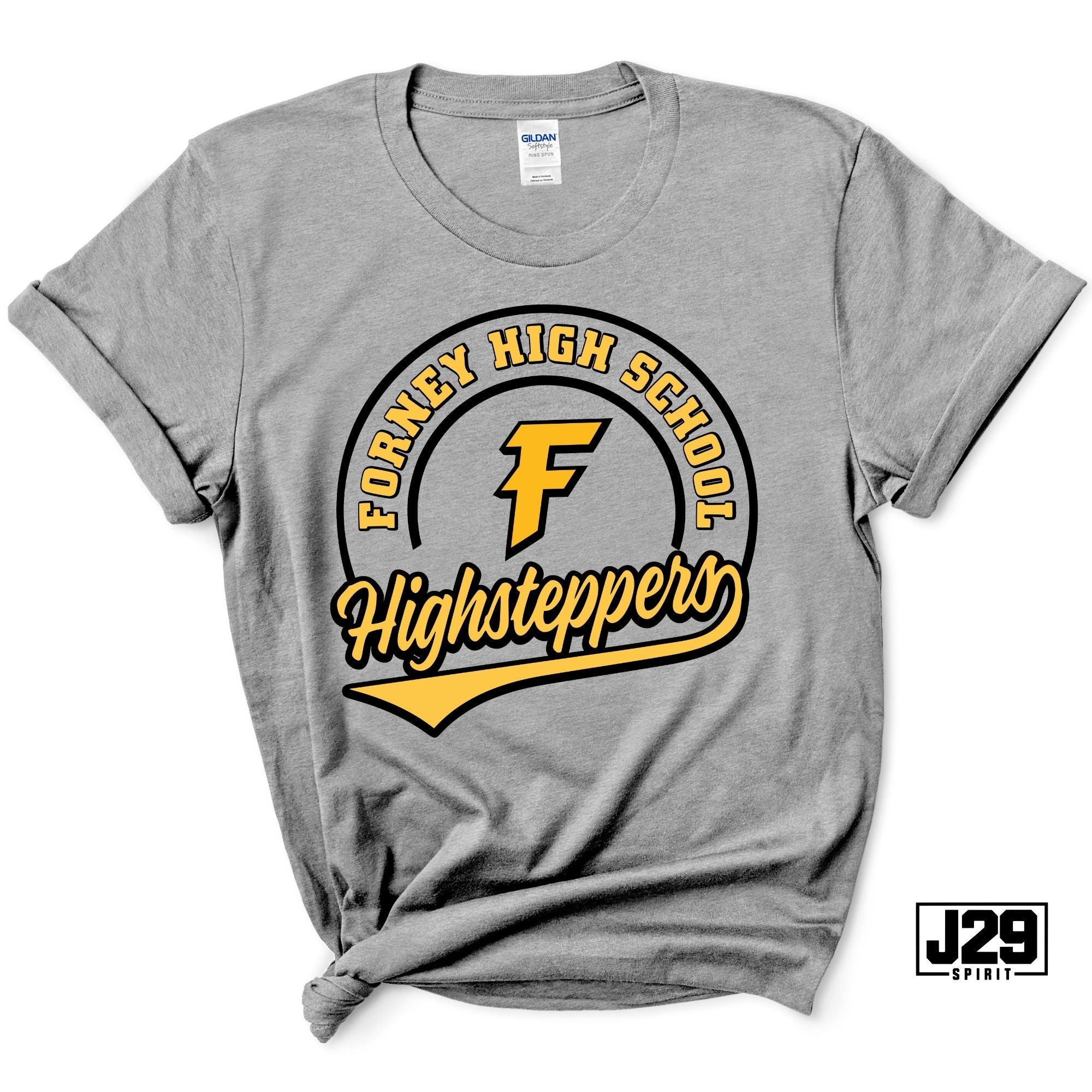 Forney Highsteppers Varsity Crest Spirit Tee