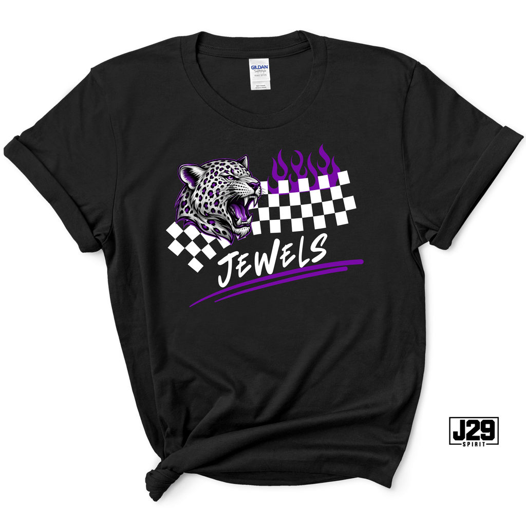 Jackson Jewels Checkered Flame Spirit Tee