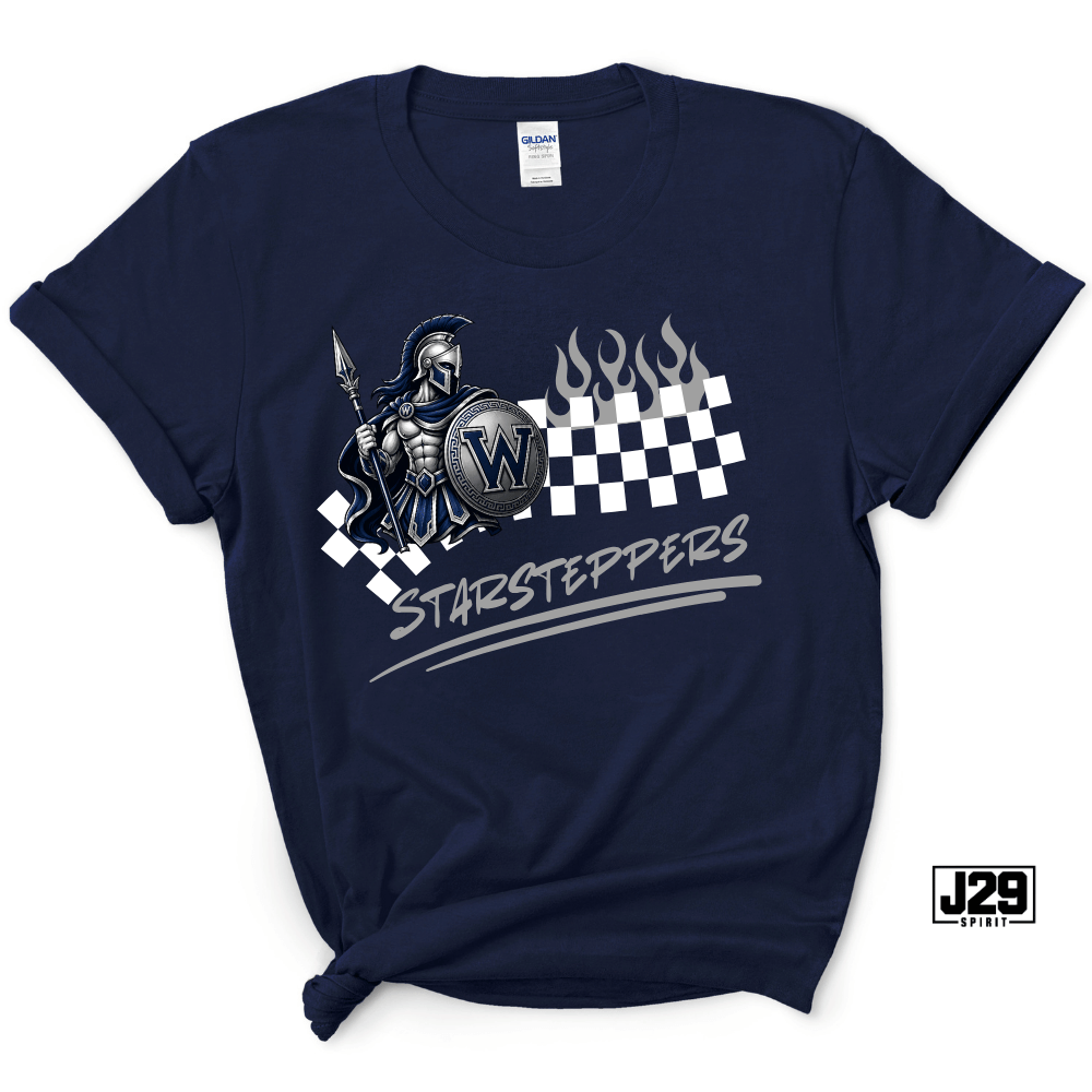Warren Starsteppers Warrior Checkered Spirit Tee