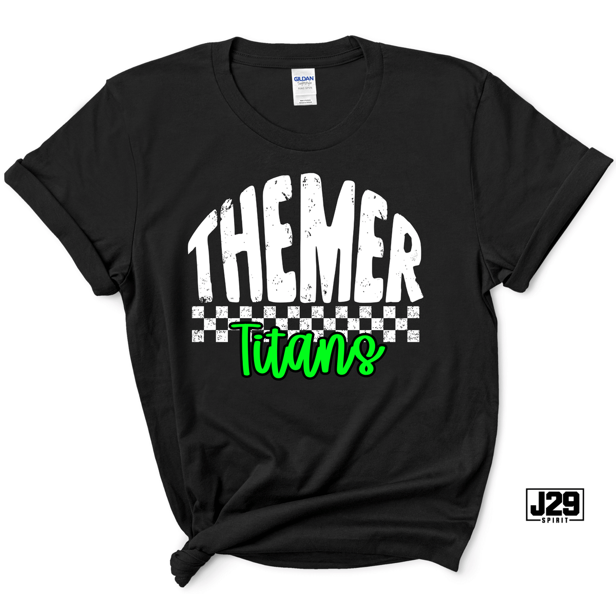 Themer Titans Checkered Spirit Tee