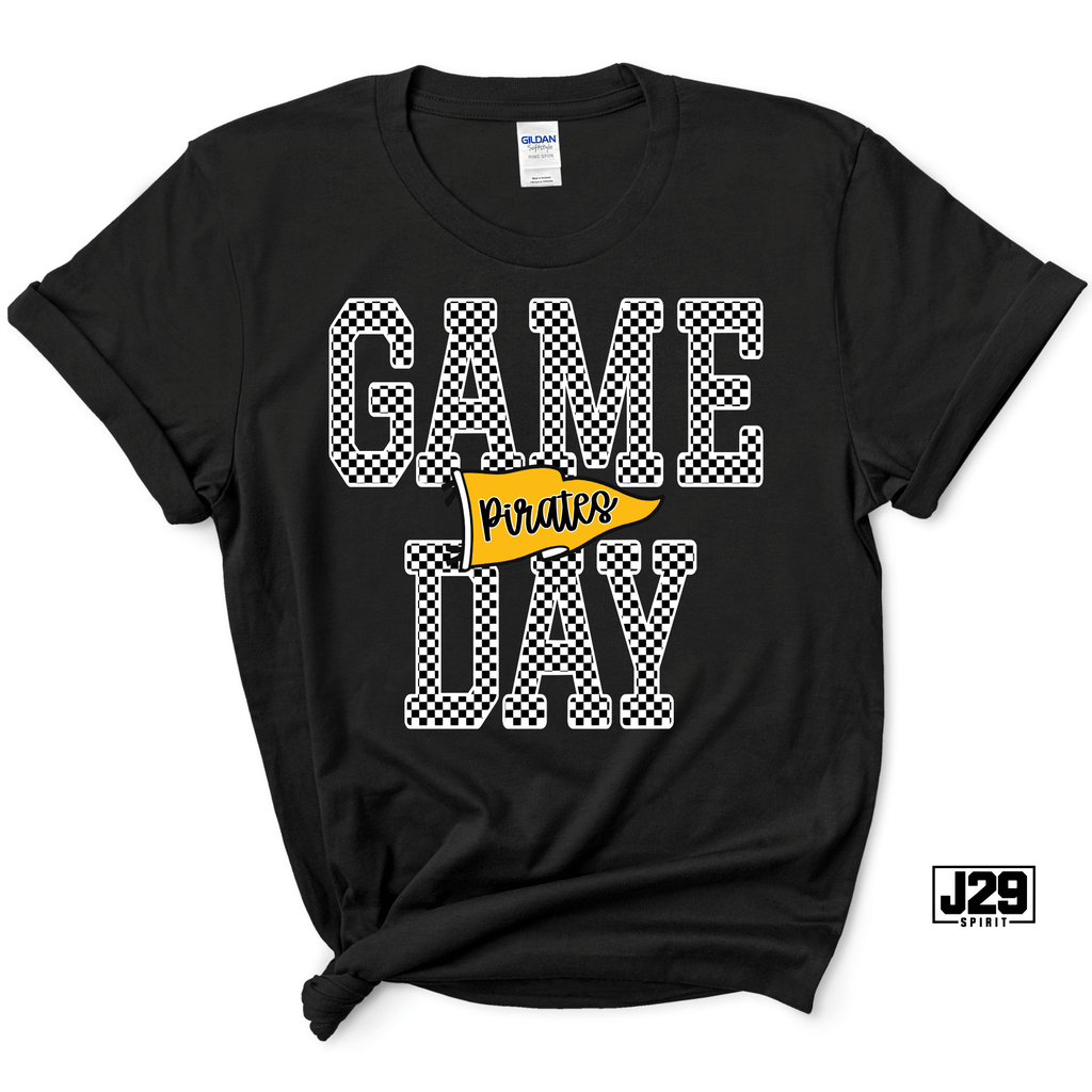 Pirates Checkered Game Day Spirit Tee