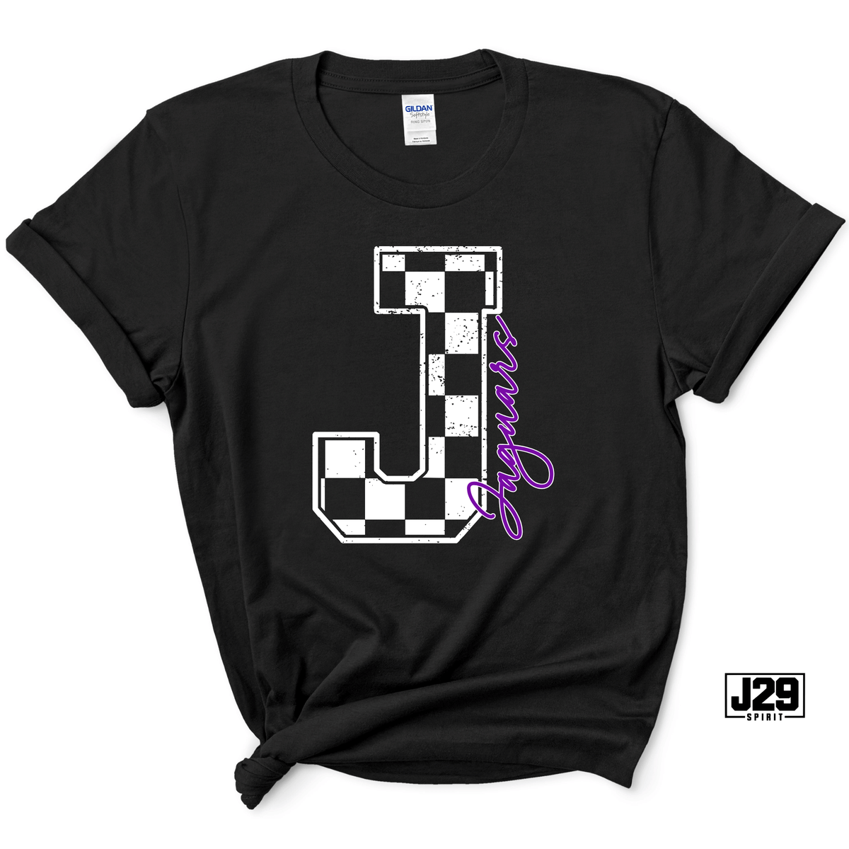 Jackson Jaguars Checkered J Spirit Tee