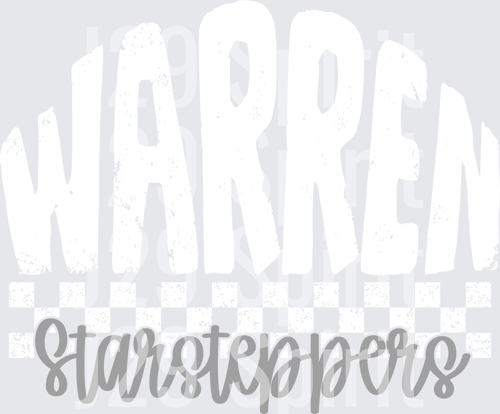 Starsteppers Checkered Spirit Tee - Raw Image
